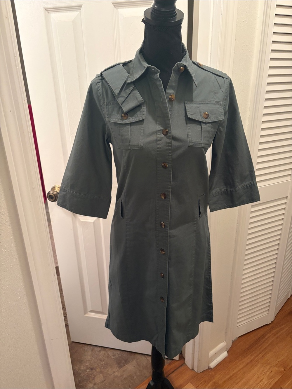 Cabela’s Safari Series Military-Style Utility Shirt Dress
